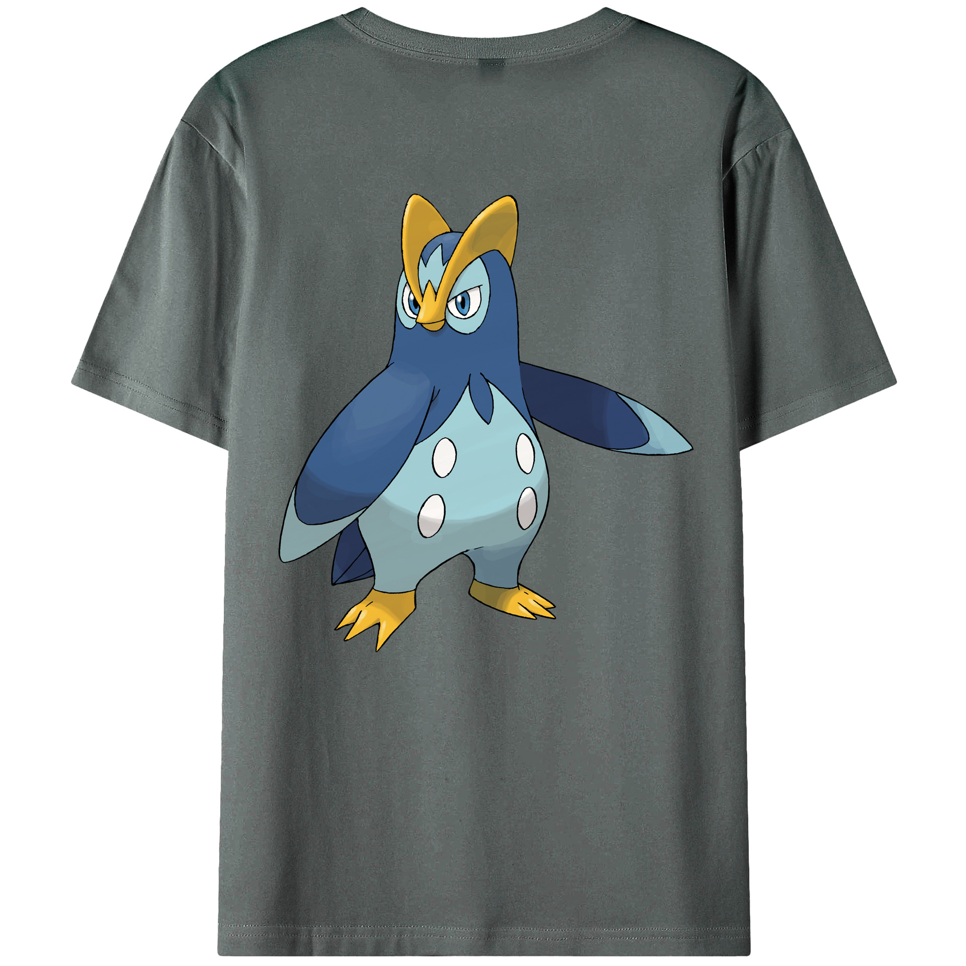 （画像用） ポケットモンスター Pokémon 綿100％ メンズ半袖Tシャツ（バックプリント） 通気性
